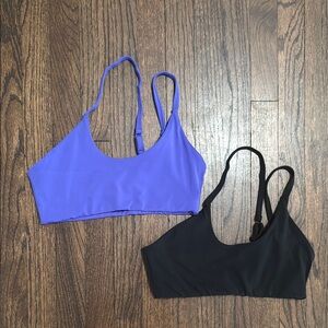 Paragon Fitwear Purple and Black Sports Bras L